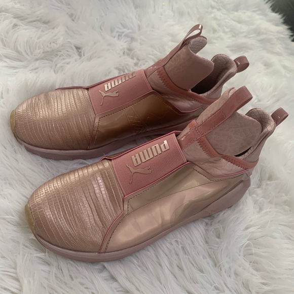 Puma Shoes - Puma/Fenty “Fierce Metallic” Hightop Sneakers
